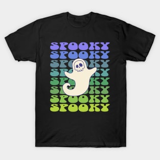 Spooky Ghost Cute Halloween Design T-Shirt